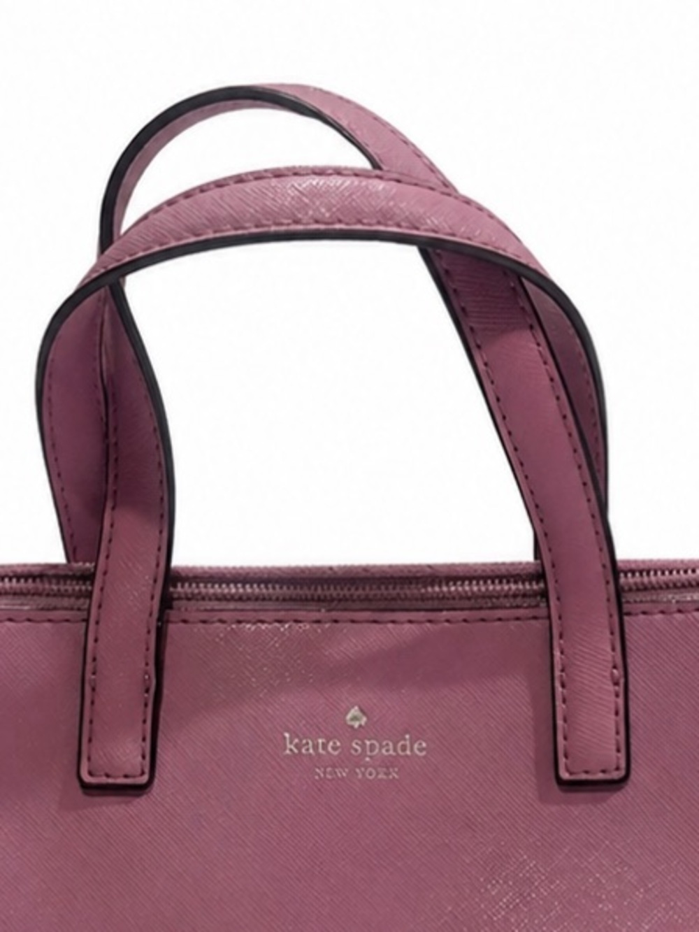 Kate Spade Small Pink Glitter Tote with Crossbody Strap - Picture 10 of 12